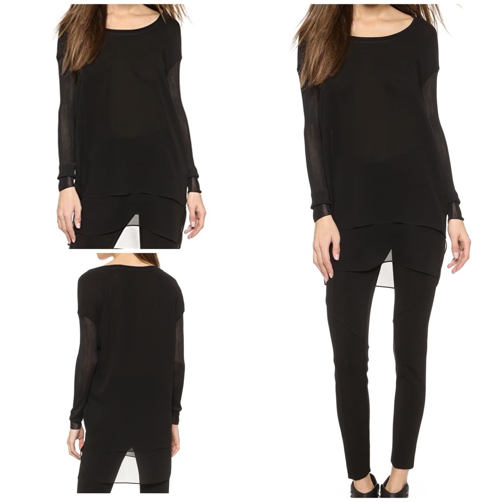 Rag & Bone Black Daria Tunic